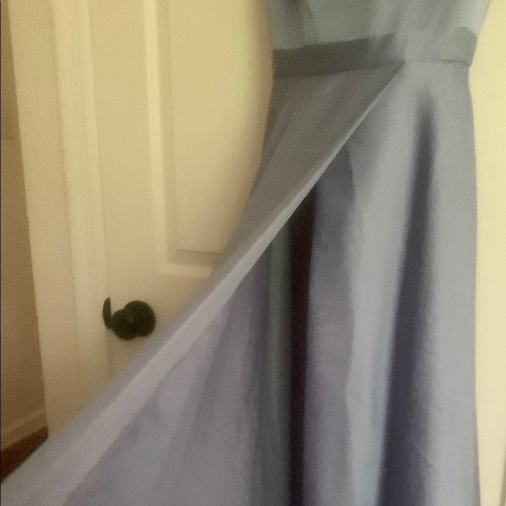 Xscape Women's Off-Shoulder Dress - Light Blue - Picture 6 of 7